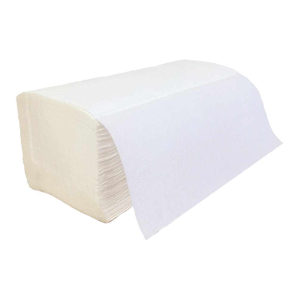 Bulkysoft 84500 Premium White V-Fold Hand Towels 2 Ply (Case 4000)