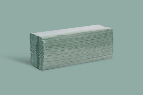 KR0202 C-Fold Green Economy 1 Ply Hand Towel: (Case of 2688)