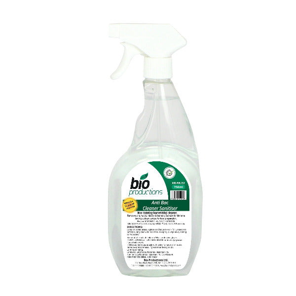 Bio Premium Anti Bac Sanitiser –  30 seconds : 6 x 750ML