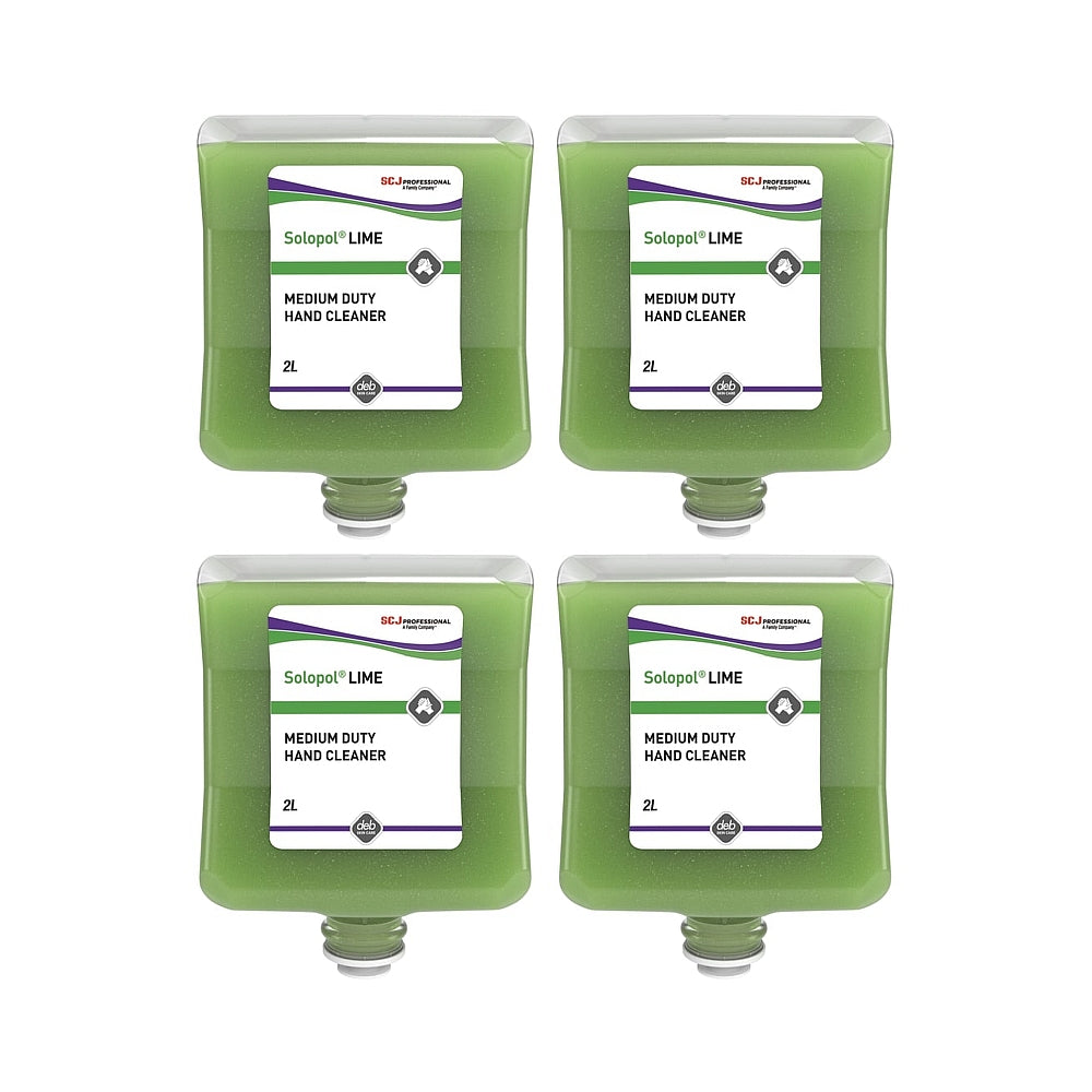 SCJ DEB Solopol Lime Medium Duty Hand Cleaner