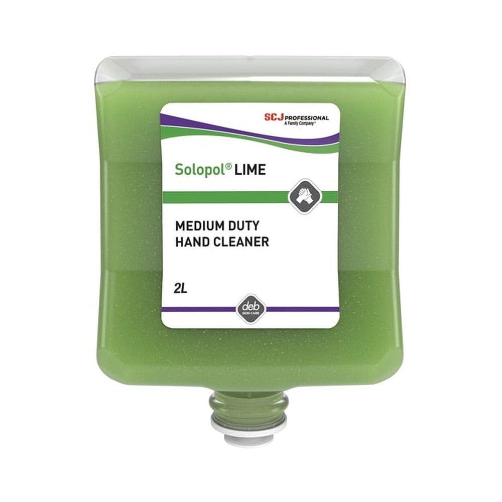SCJ DEB Solopol Lime Medium Duty Hand Cleaner