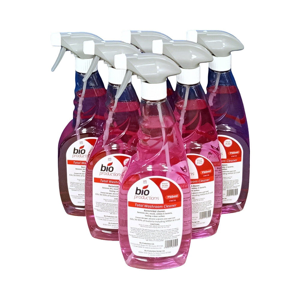 Bio-Productions Total Washroom Cleaner 750ml trigger spray bottle front view