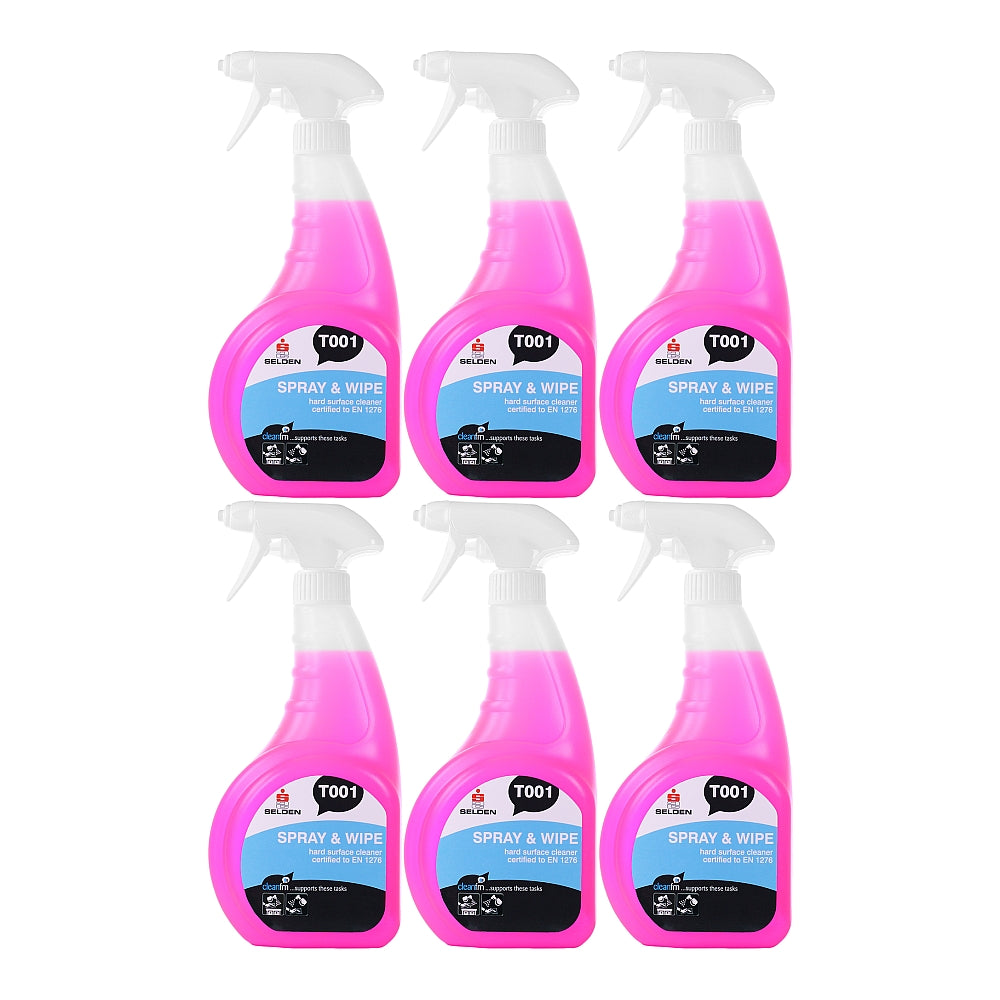 Selden T001 Spray & Wipe EN1276 Sanitiser
