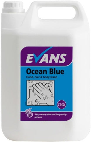 Evans Ocean Blue Hand Wash 5 Litre