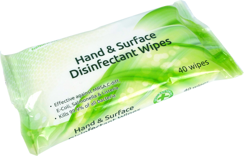 Surface Disinfectant Wipes - Pack of 40