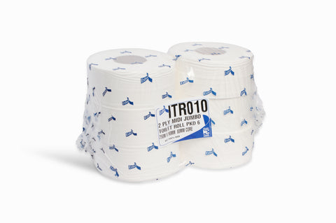 KR0048 Midi Jumbo Toilet rolls: (Case of 6)