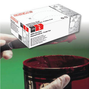 Powderfree Disposable Vinyl Gloves: (Box of 100)