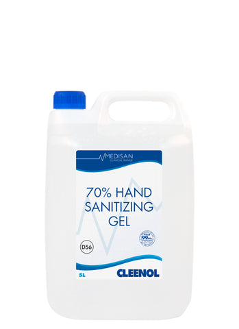 Medisan 70% Alcohol Hand Sanitiser Gel 500ml & 5ltr