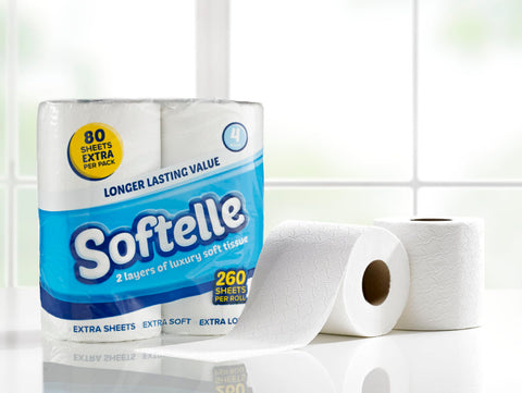 Softelle Toilet paper: (Case of 40)